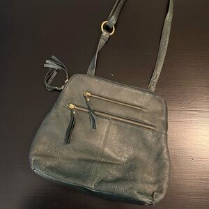 Osgoode‎ Marley Elegant Green Leather Crossbody Bag